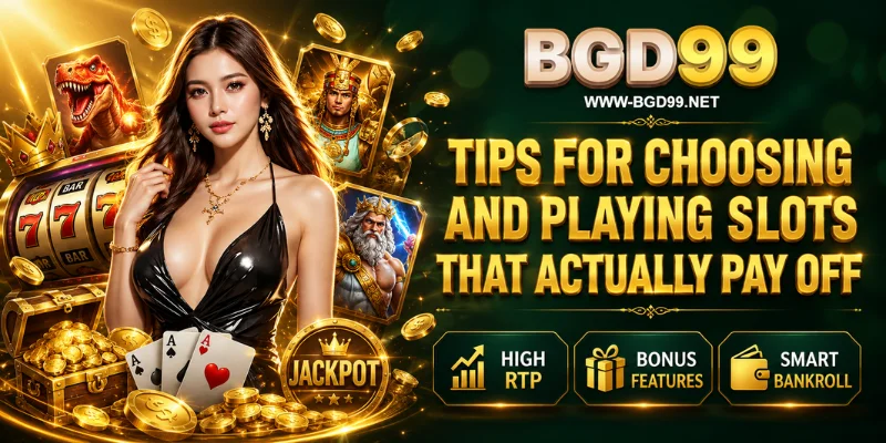 tips for choosing and playing slots that actually pay off